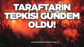 Taraftarın tepkisi gündem oldu!
