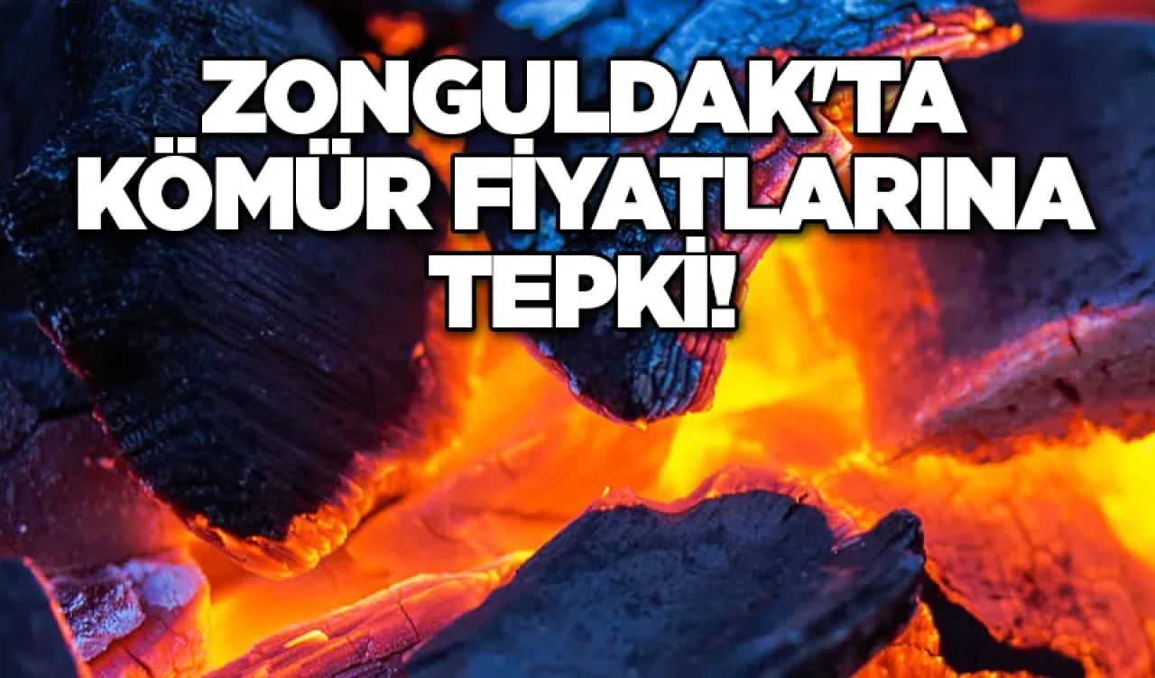 Zonguldak'ta kömür fiyatlarına tepki!