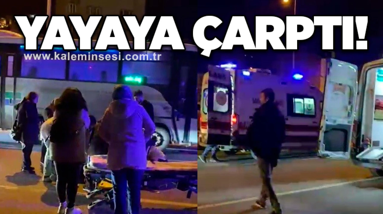 Yayaya çarptı!