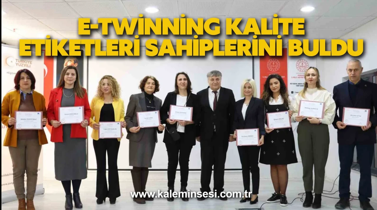 2022 Yılı E-Twinning kalite etiketleri sahiplerini buldu
