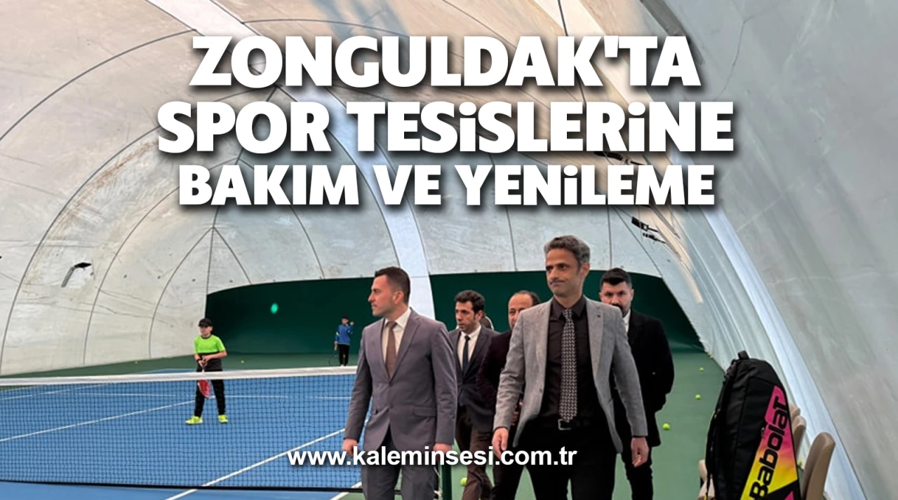 Zonguldak'ta Spor Tesislerine Bakım ve Yenileme