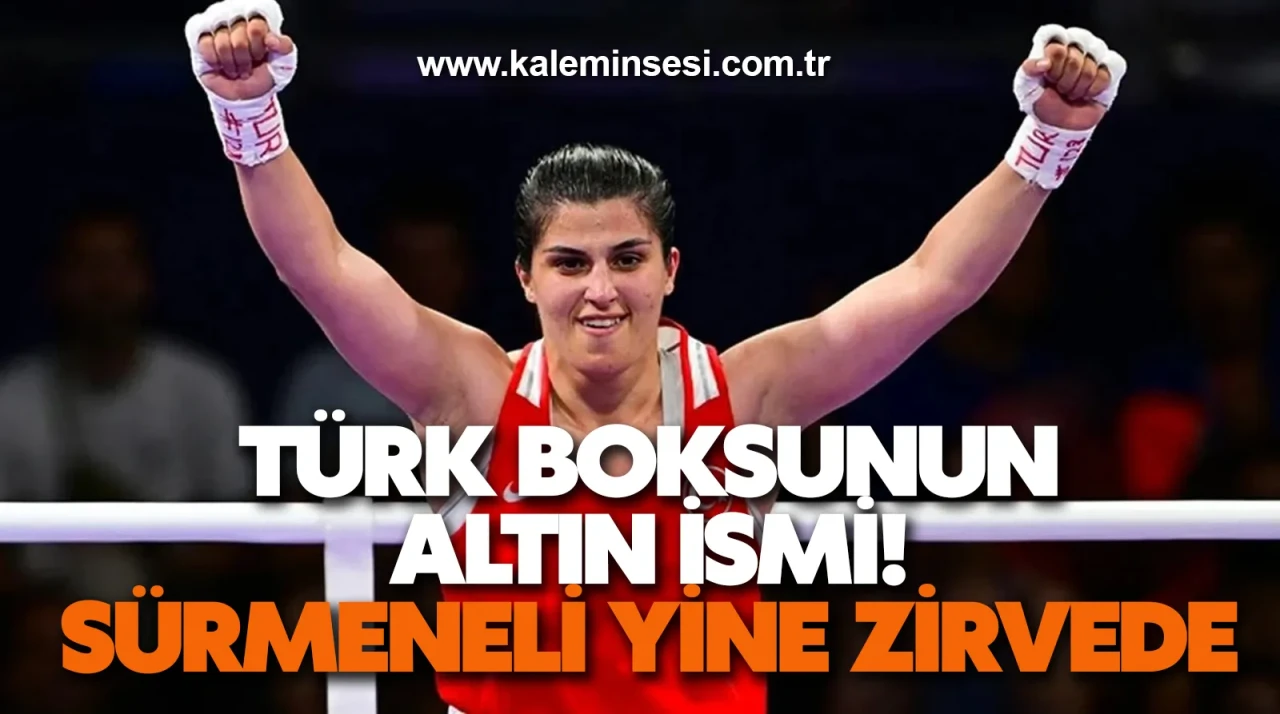 Türk Boksunun Altın İsmi! Sürmeneli Yine Zirvede
