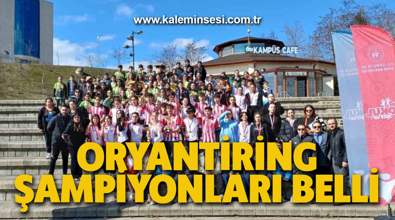 Oryantiring şampiyonları belli oldu