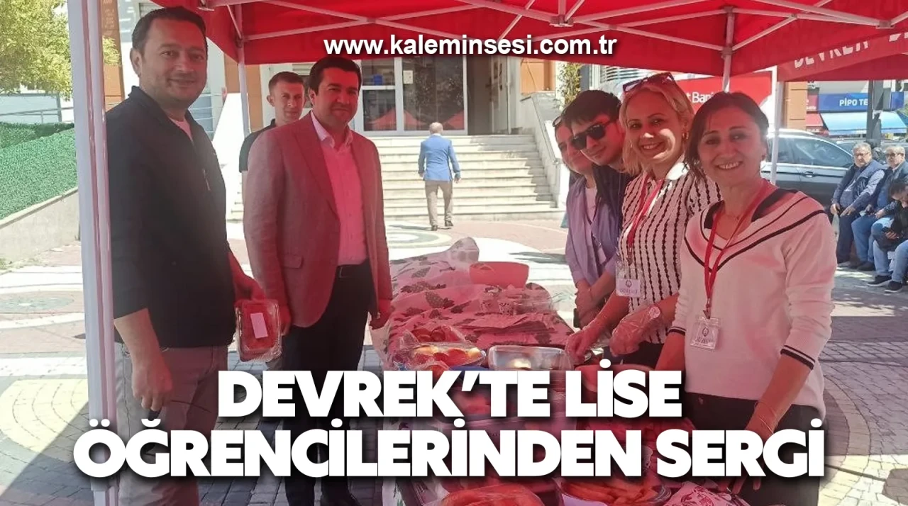 Devrek’te lise öğrencilerinden sergi