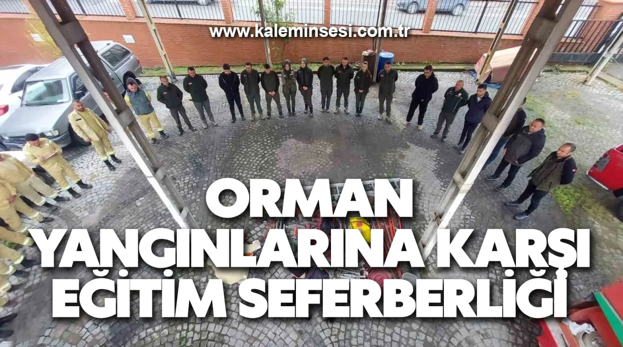 Zonguldak’ta orman yangınlarına karşı eğitim seferberliği