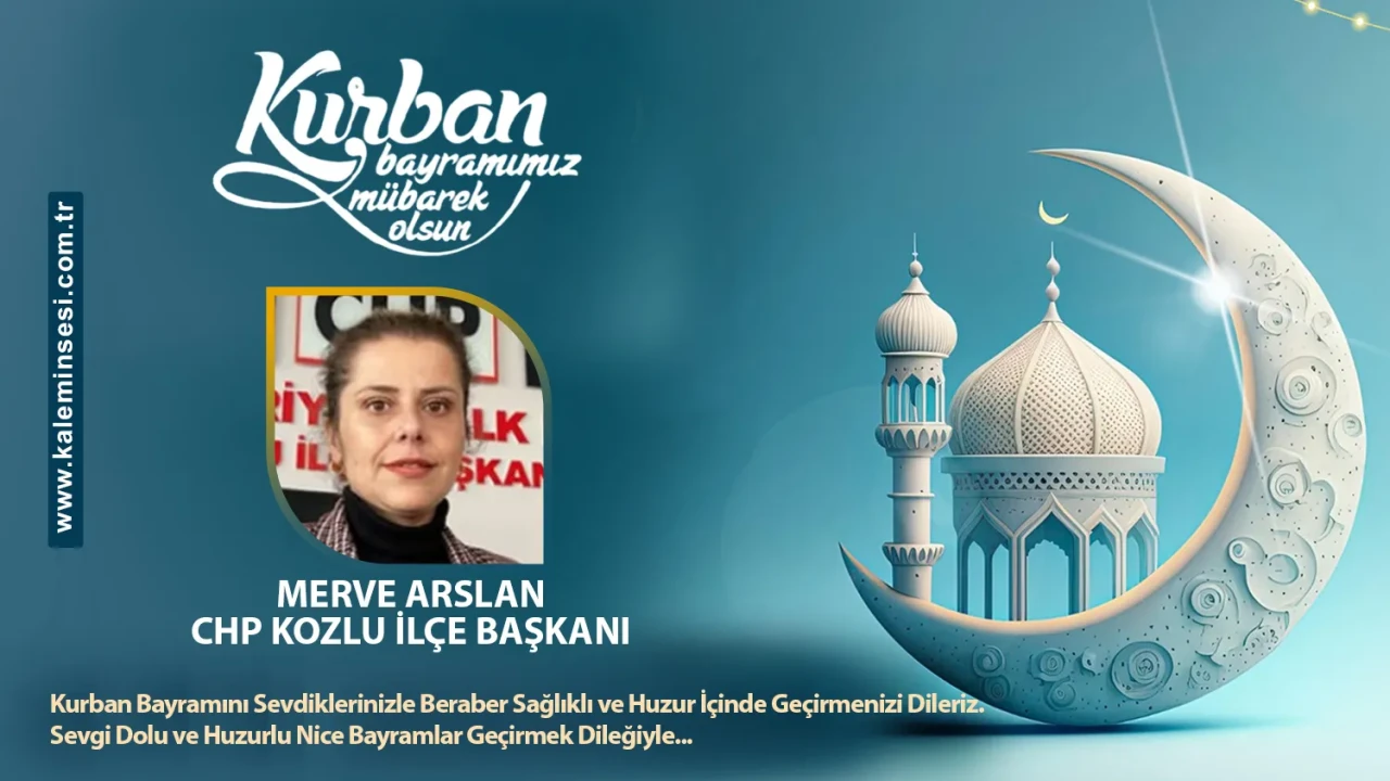 Merve Arslan Kurban bayramını kutladı