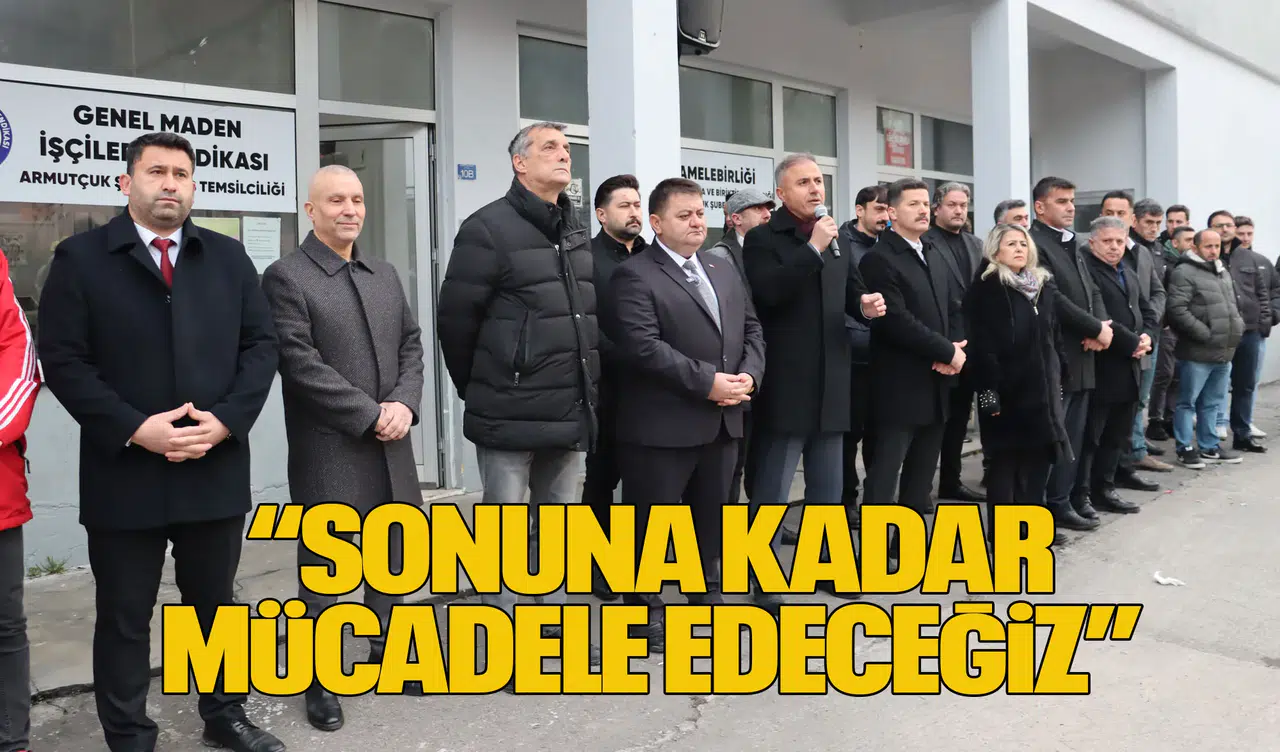 GMİS YÖNETİM KURULU ARMUTÇUK’TA MADENCİYİ BİLGİLENDİRDİ “SONUNA KADAR MÜCADELE EDECEĞİZ”