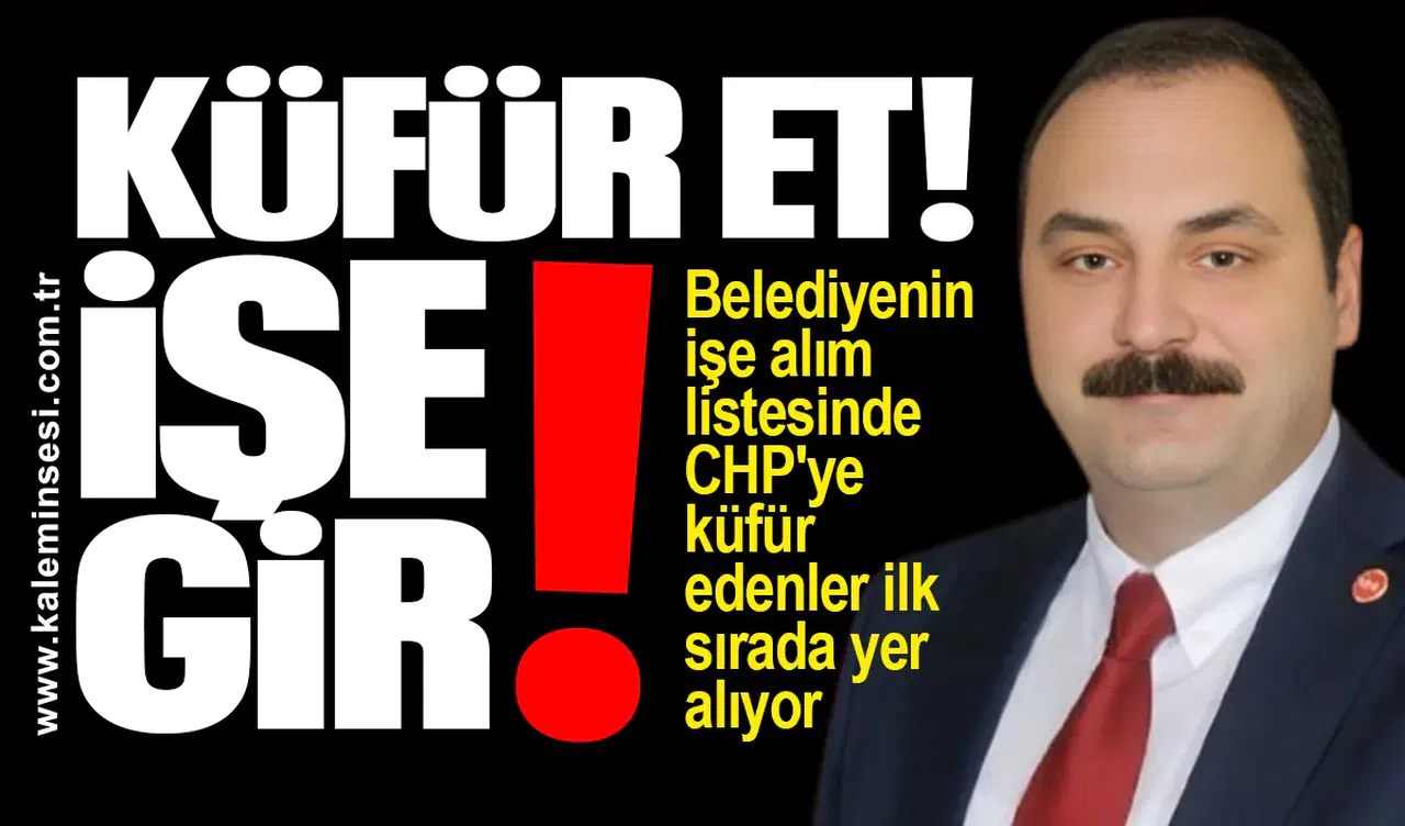 Küfür Et! İşe gir...