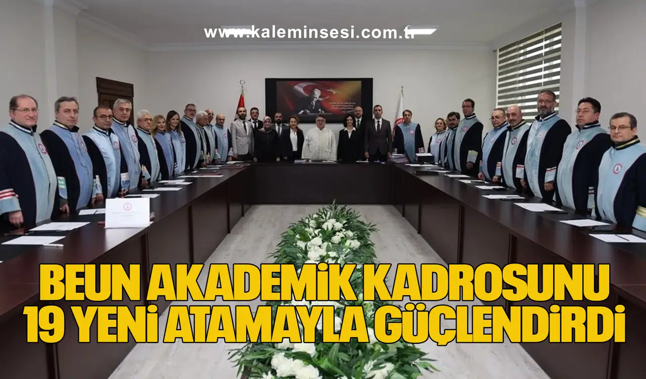BEÜ, 19 yeni akademisyeniyle bilimsel kadrosunu güçlendirdi