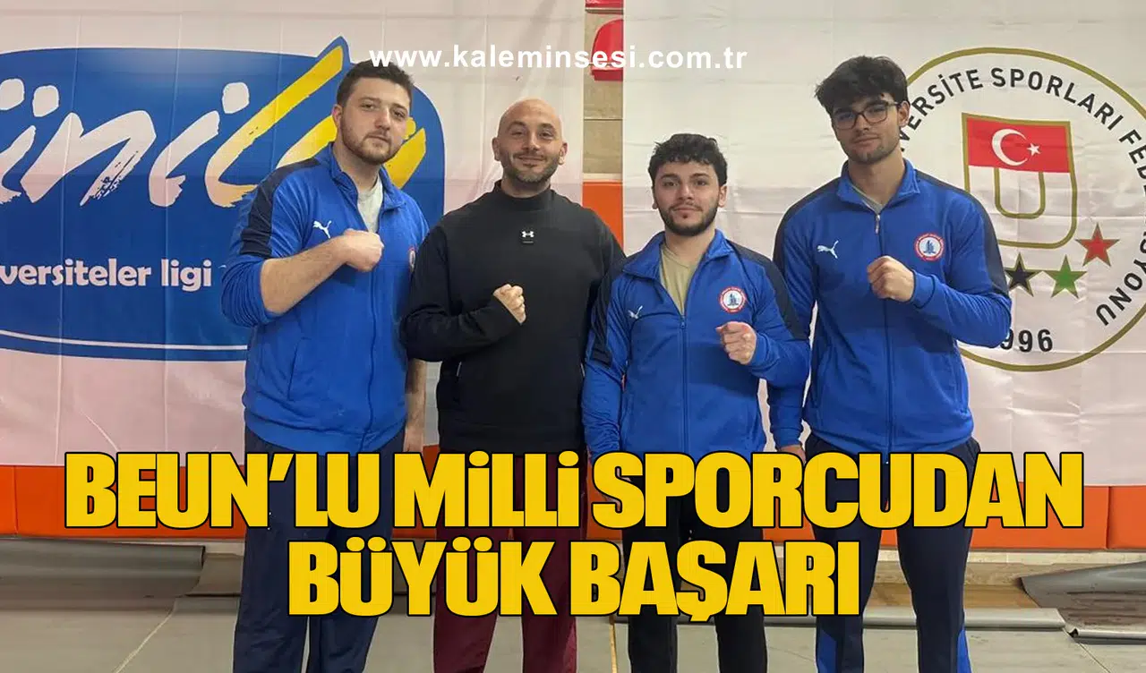 BEUN’lu Milli Sporcu İsmail Hacı Bekar’dan Türkiye Şampiyonası’nda Büyük Başarı