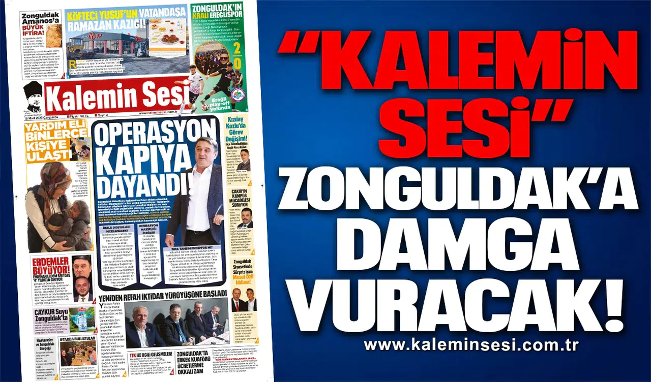 “Kalemin Sesi” Zonguldak’a damga vuracak!