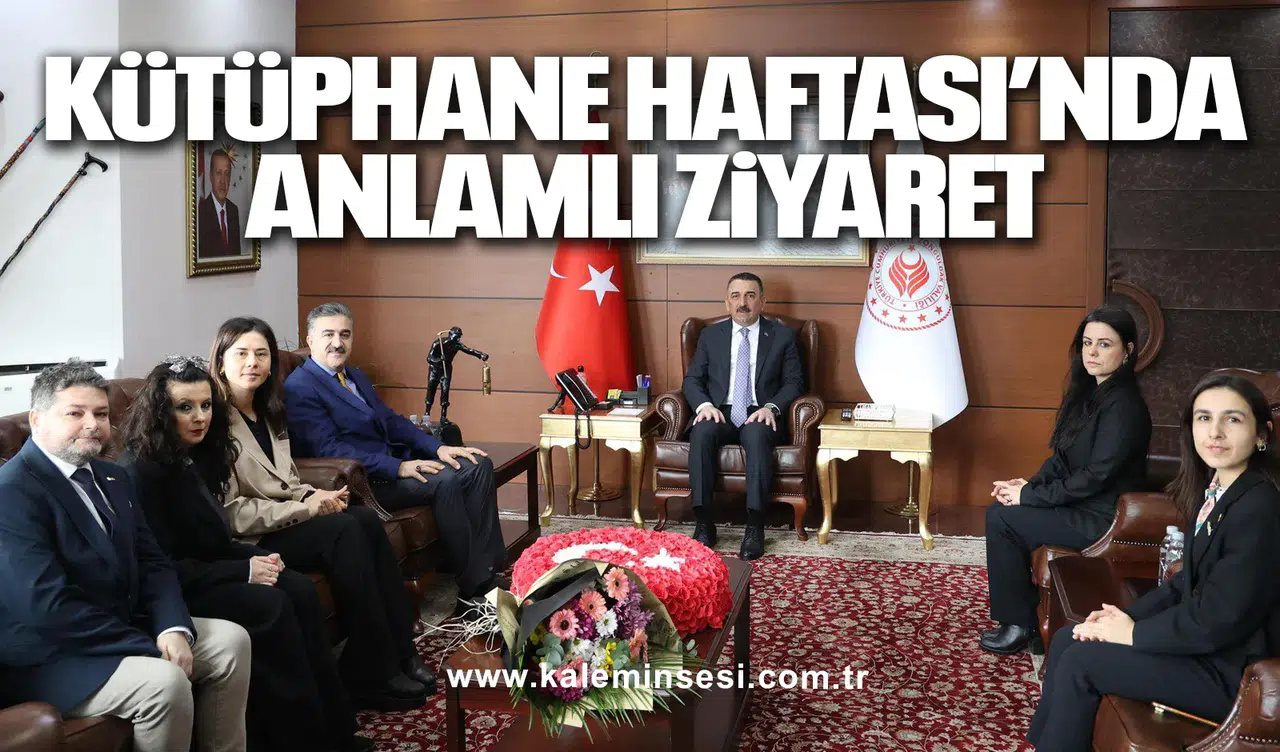 Kütüphane Haftası’nda anlamlı ziyaret