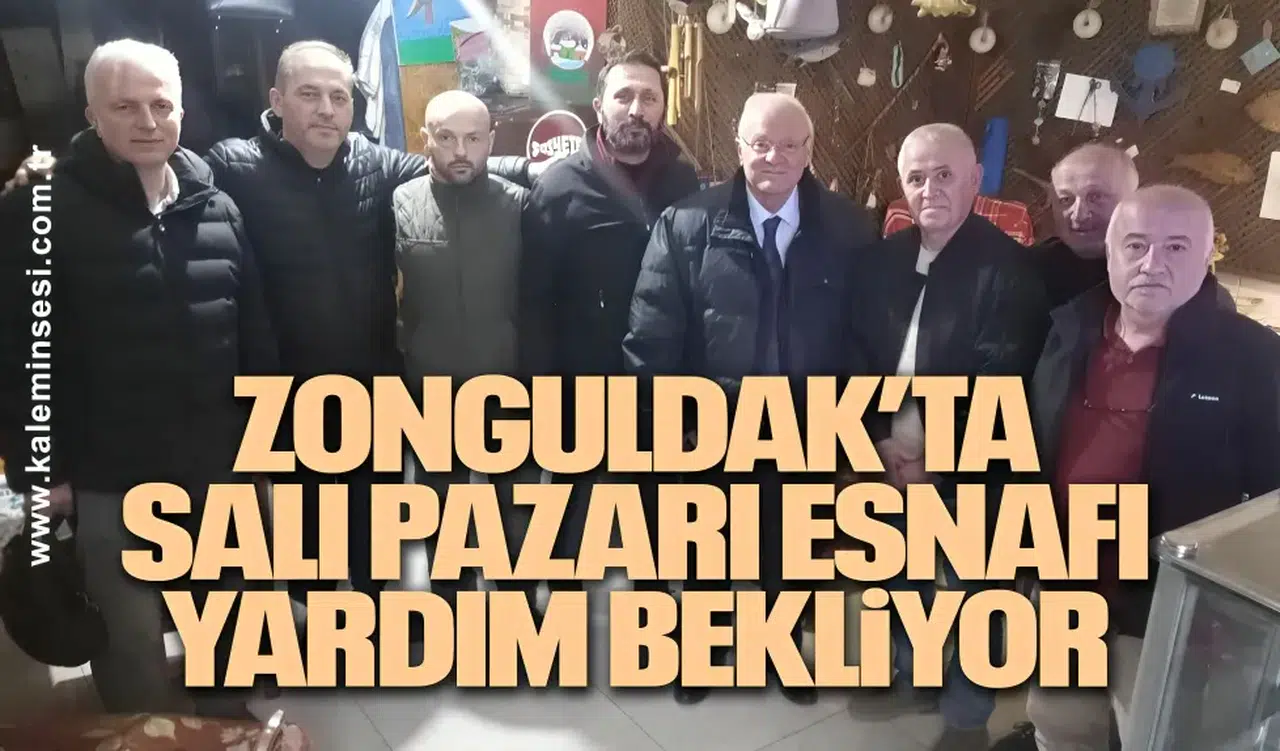 Zonguldak’ta Salı Pazarı Esnafı Yardım Bekliyor