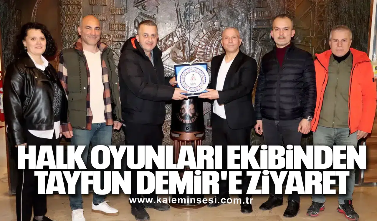 Halk oyunları ekibinden Demir'e ziyaret