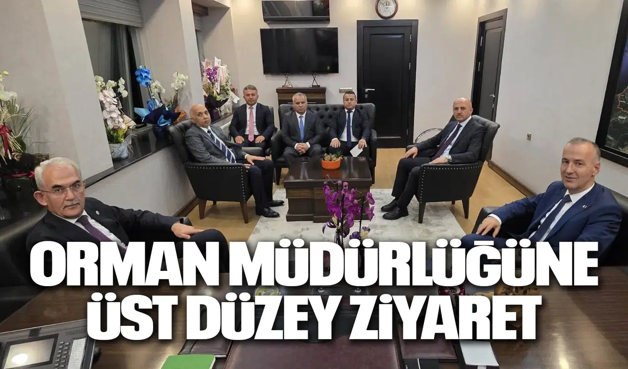 ORMAN MÜDÜRLÜĞÜNE ÜST DÜZEY ZİYARET
