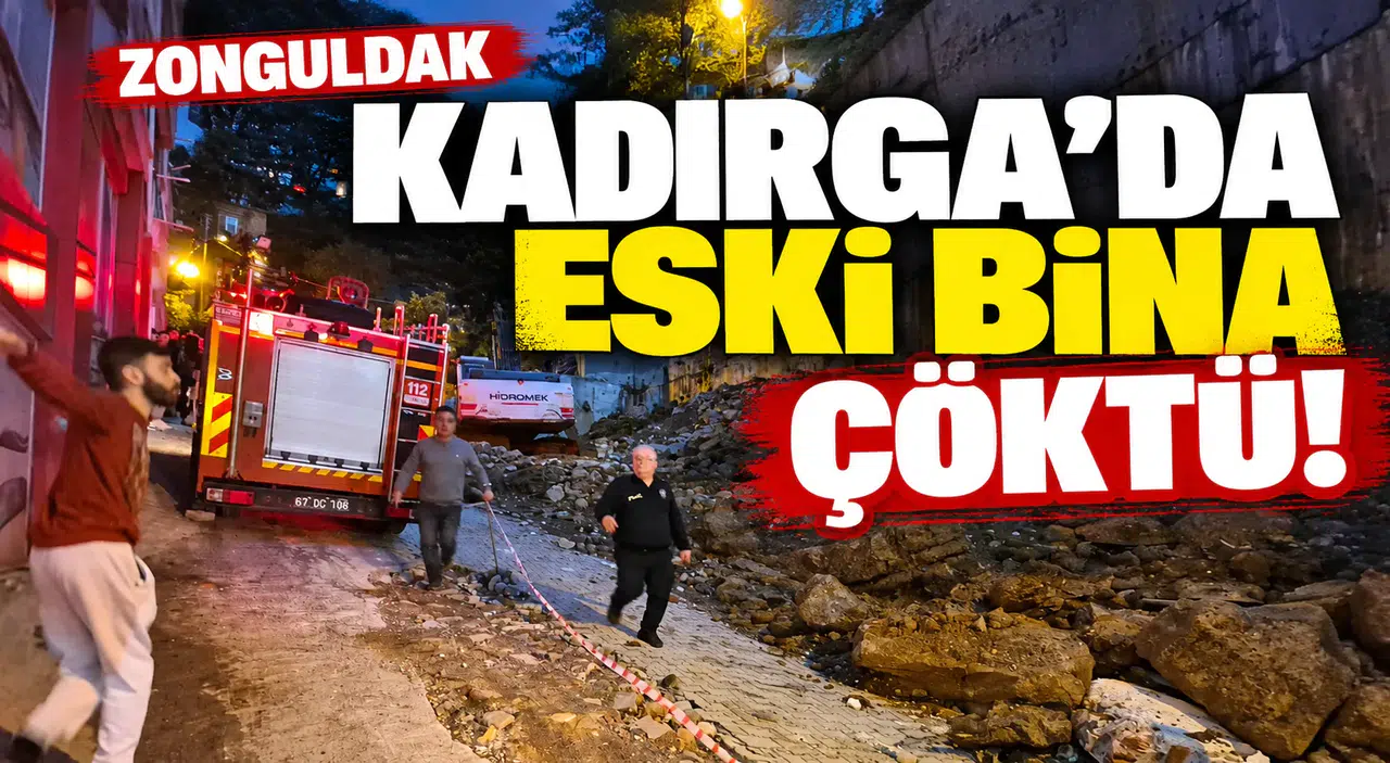 BİNA ÇÖKTÜ, ENKAZDA KALANLAR VAR