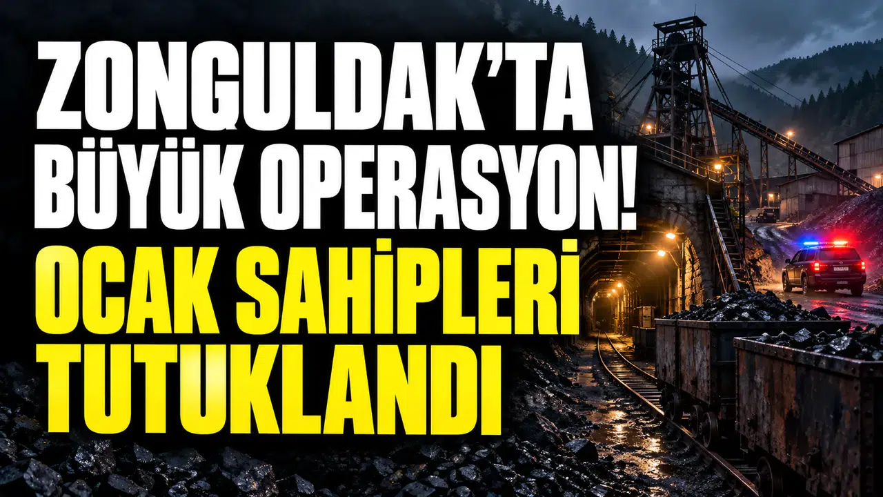 Zonguldak’ta Büyük Operasyon! Ocak sahipleri tutuklandı