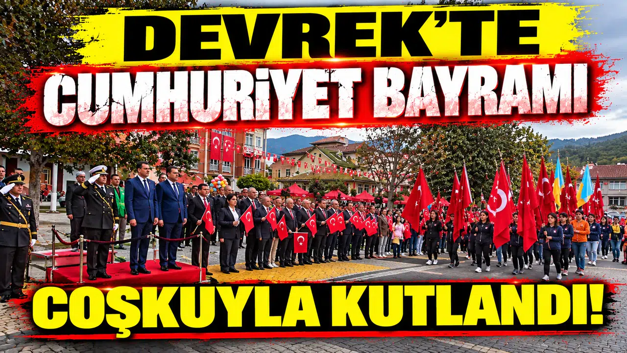 Devrek’te Cumhuriyet Bayramı Coşkuyla Kutlandı