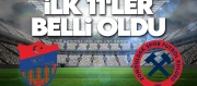 Niğde Belediyespor - Zonguldakspor FK ilk 11'leri belli oldu