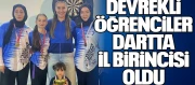 Devrekli öğrenciler dartta il birincisi oldu