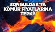 Zonguldak'ta kömür fiyatlarına tepki!
