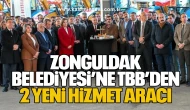 Zonguldak Belediyesi’ne TBB’DEN 2 Yeni Hizmet Aracı