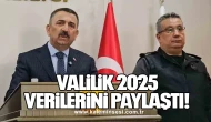 Valilik 2025 Verilerini Paylaştı!