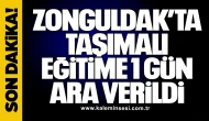 Zonguldak’ta Taşımalı Eğitime 1 Gün Ara Verildi