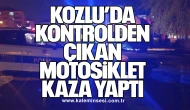 Kozlu’da Kontrolden Çıkan Motosiklet Kaza Yaptı