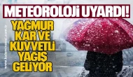 Meteoroloji Uyardı: Yağmur, Kar ve Kuvvetli Yağış Geliyor