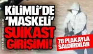 Kilimli’de ‘maskeli’ suikast girişimi: 78 plakayla saldırdılar