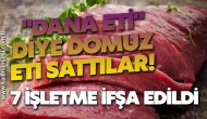 "Dana Eti" Diye Domuz Eti Sattılar! 7 İşletme İfşa Edildi