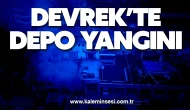 Devrek’te depo yangını