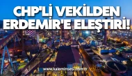 CHP'li vekilden Erdemir'e eleştiri!