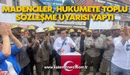 Zonguldak'ta Madenciler, Hükümete Toplu Sözleşme Uyarısı Yaptı