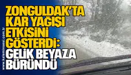 Zonguldak’ta Kar Yağışı Etkisini Gösterdi: Gelik Beyaza Büründü