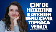 Çin’de hayatını kaybeden Deniz Çevik, Amasra’da toprağa verildi