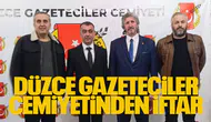DÜZCE GAZETECİLER CEMİYETİNDEN İFTAR