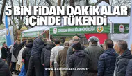 Zonguldak'ta 5 bin Fidan Dakikalar İçerisinde Sahiplenildi