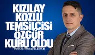Kızılay Kozlu Temsilcisi Özgür Kuru oldu