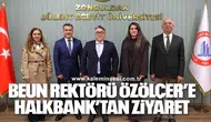 BEUN Rektörü Özölçer’e Halkbank’tan Ziyaret