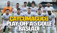 Çaycumagücü Play-Off’a 5 Golle Başladı