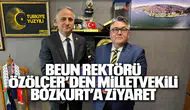 BEUN Rektörü Özölçer’den Milletvekili Bozkurt’a Ziyaret