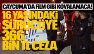 Çaycuma’da Film Gibi Kovalamaca! 16 Yaşındaki Sürücüye 366 Bin TL Ceza