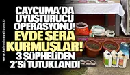 Çaycuma’da Uyuşturucu Operasyonu: Evde Sera Kurmuşlar