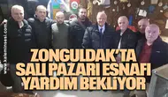Zonguldak’ta Salı Pazarı Esnafı Yardım Bekliyor