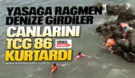 Zonguldak’ta Can Pazarı! TCG 86 Sahil Güvenlik 4 Kişiyi Kurtardı