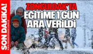 Zonguldak’ta eğitime 1 gün ara verildi