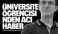 18 yaşındaki Ahmet Sefa Kocaer’den acı haber geldi