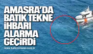 Amasra’da Batık Tekne İhbarı Alarma Geçirdi